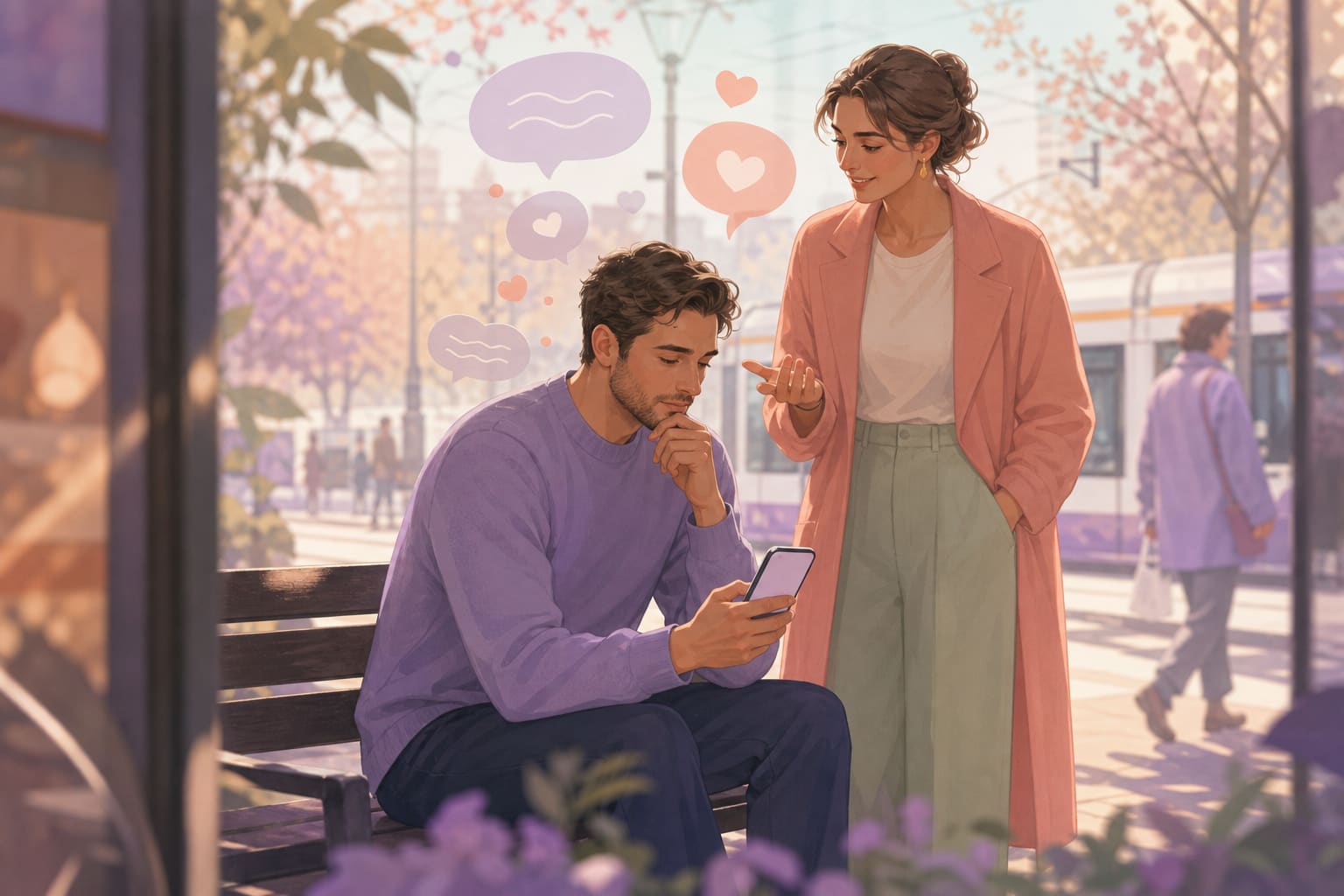 Was ist Benching im Dating? Tipps zur ersten Nachricht