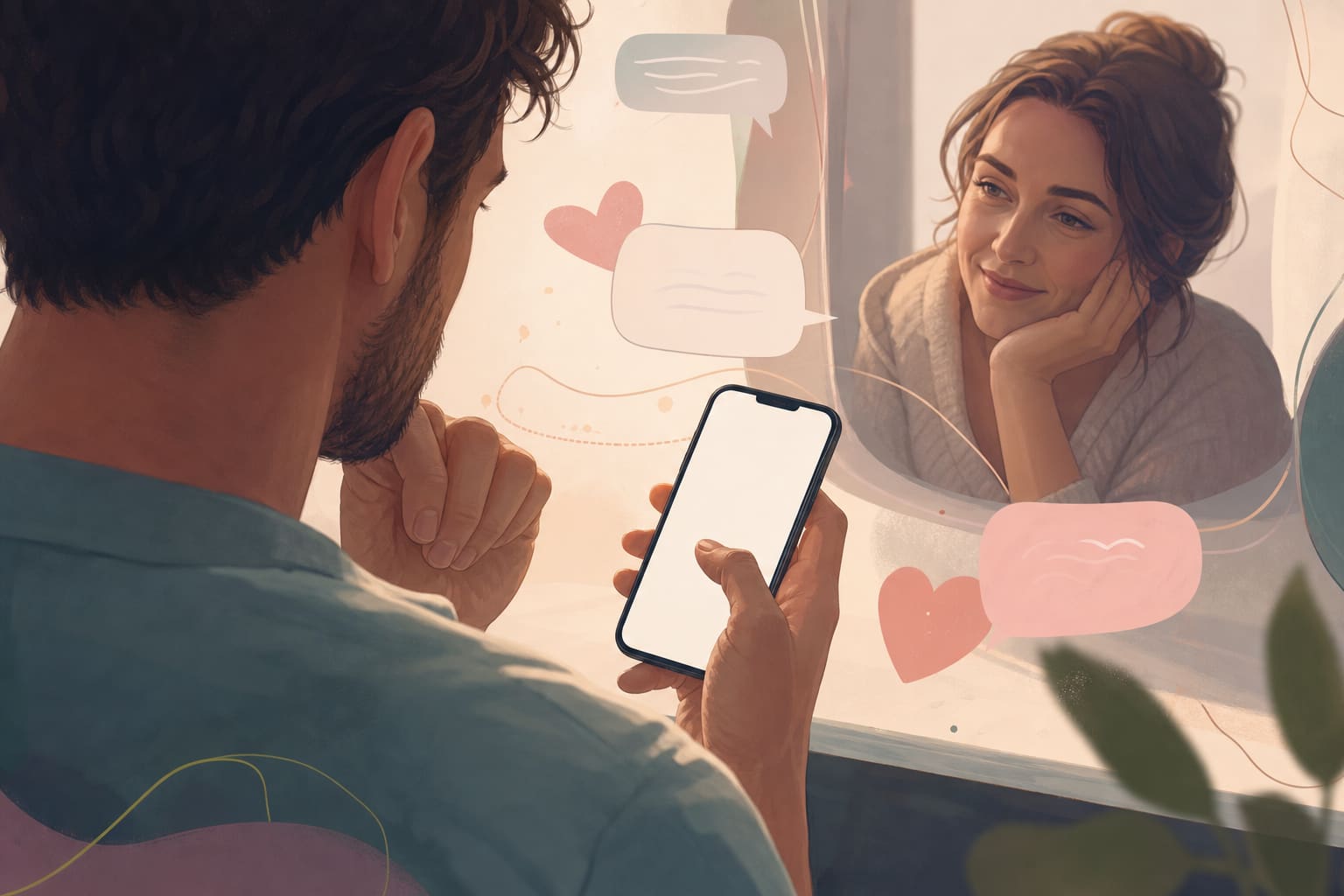 Wie schreibt man die erste Nachricht bei Online-Dating?